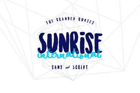 Sunrise International Free font