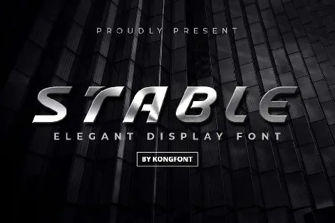 Stable font