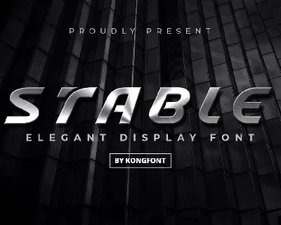 Stable font
