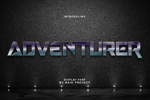 Adventurer Demo font