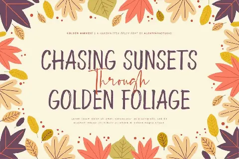Golden Harvest font