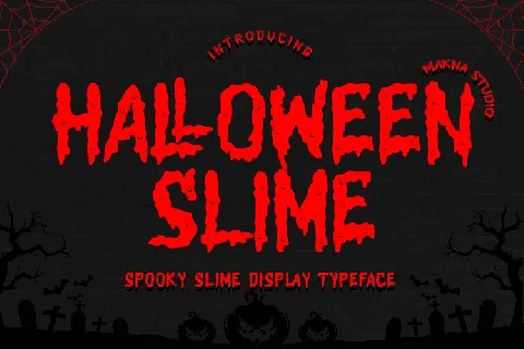 Halloween Slime font