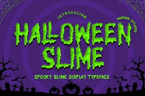 Halloween Slime font