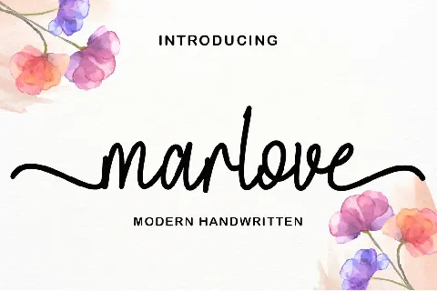 Marlove font