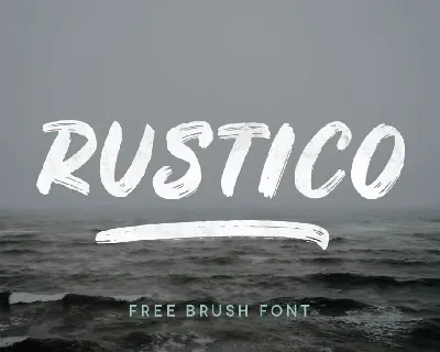 Rustico font