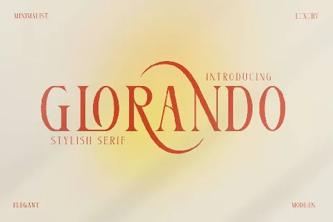 Glorando font