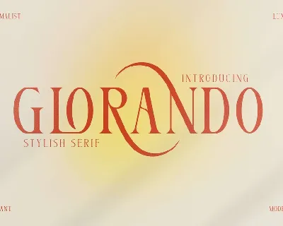 Glorando font