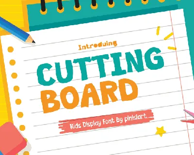 Cutting Board font