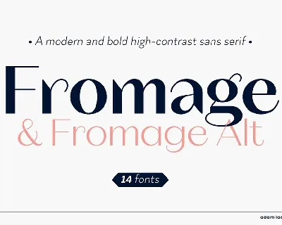 Fromage font