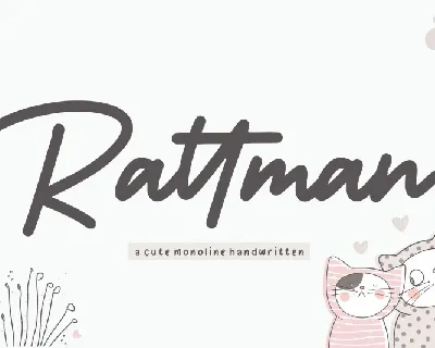 Rattman Handwritten font