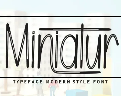 Miniatur Display font