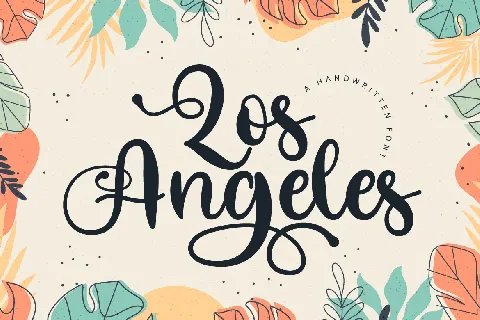 Los Angeles Personal Use Only font