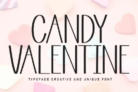 Candy Valentine Display font