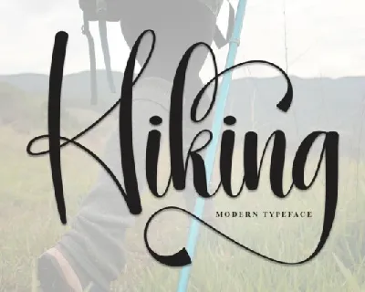 Hiking Script font