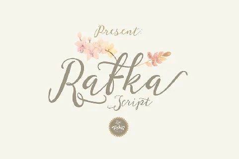 Rafka Script Free font