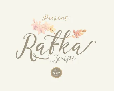 Rafka Script Free font