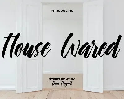 House Wared Demo font