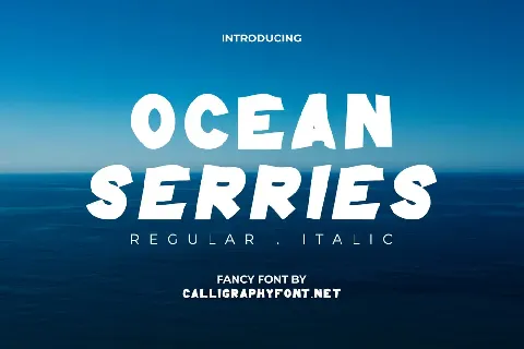 Ocean Series Demo font