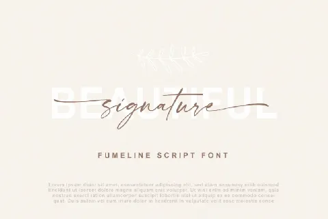 Fumeline font