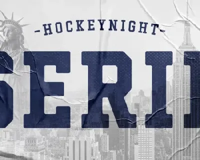 Hockeynight Serif Family font