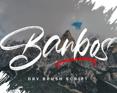 Banbos Brush font