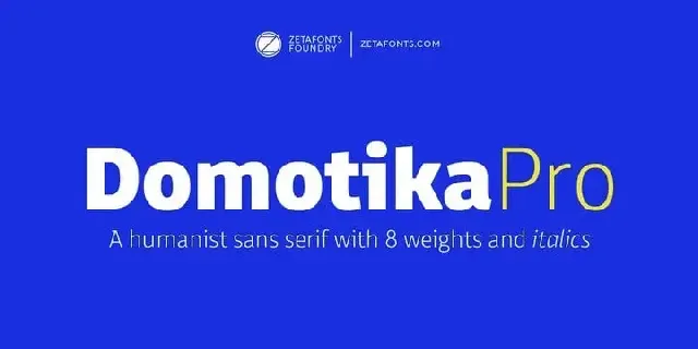 Domotika Pro Sans Serif font