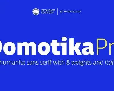 Domotika Pro Sans Serif font
