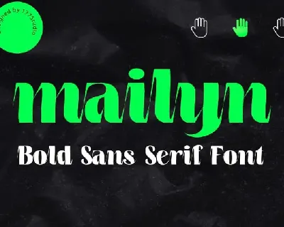 Mailyn Display font