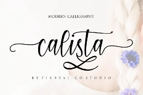 Calista Modern Calligraphy font