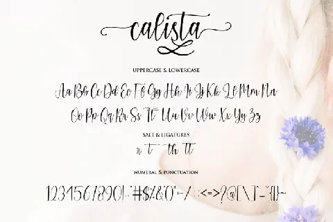 Calista Modern Calligraphy font