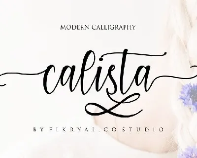 Calista Modern Calligraphy font