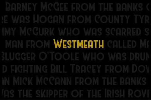 Westmeath font