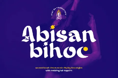 Abisan Bihoc font