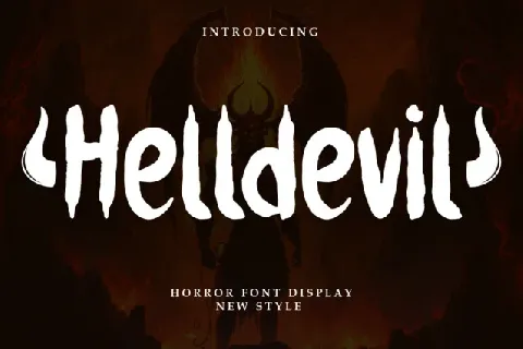 Helldevil Display font