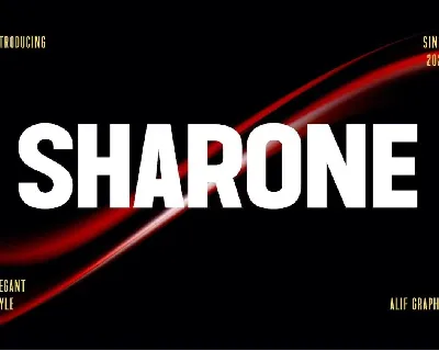 Sharone font