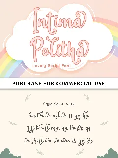 Intima Politha - Personal Use font