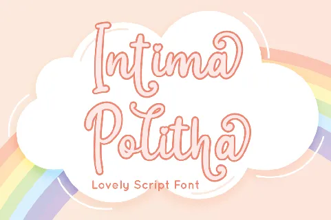 Intima Politha - Personal Use font