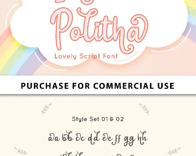 Intima Politha - Personal Use font