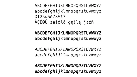 Simply Mono font