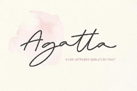 Agatta font