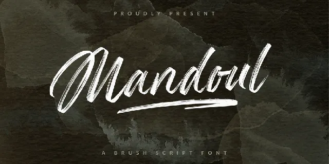 Mandoul Brush PERSONAL USE ONLY font