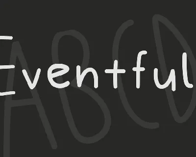 Eventful font