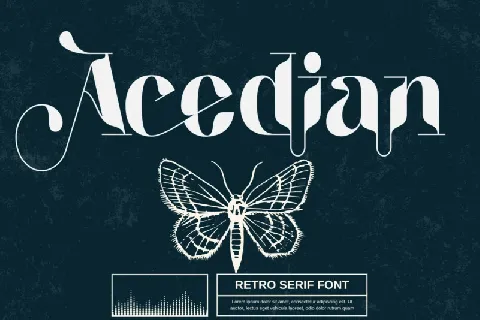 Acedian font