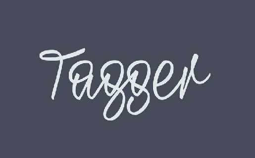 Tagger font