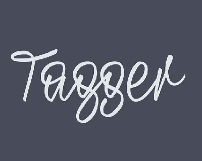 Tagger font