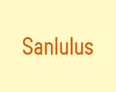 Sanlulus Sans Serif font