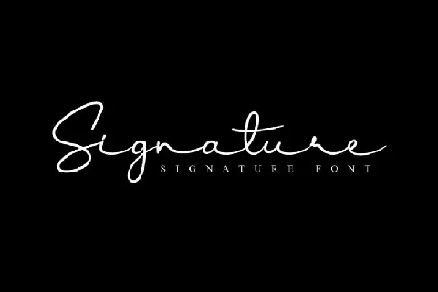 Kamellia Signature font