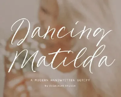Dancing Matilda font