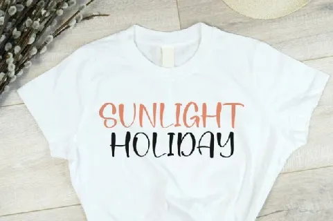 Sunkiss Holiday font