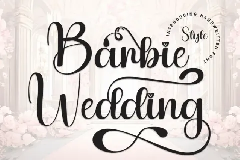 Barbie Wedding Script font